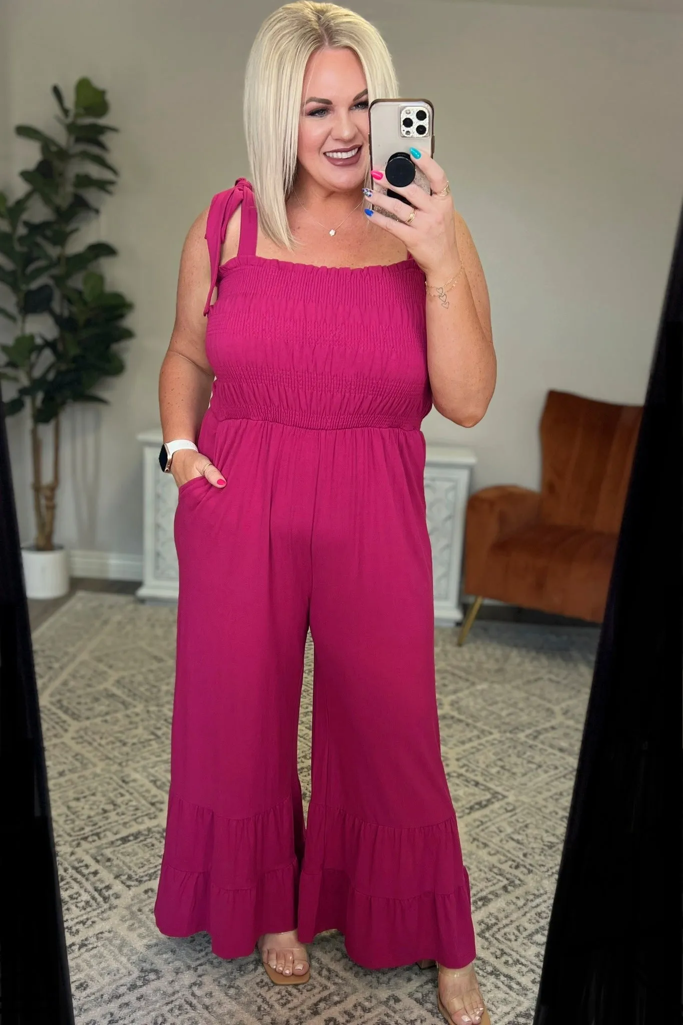Almost Available Flared Jumpsuit