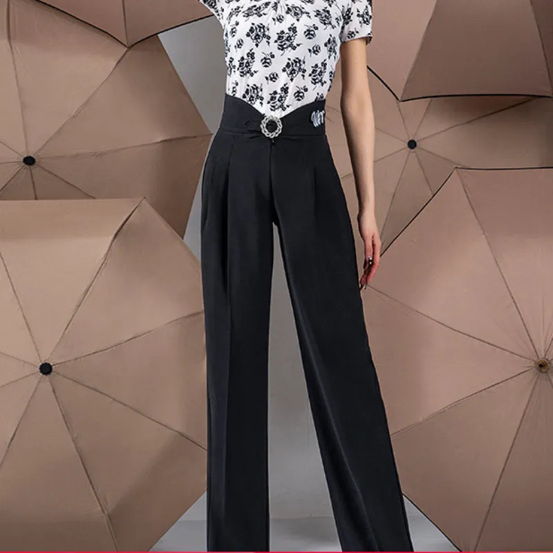 Ballroom/ Latin High Waist Pants