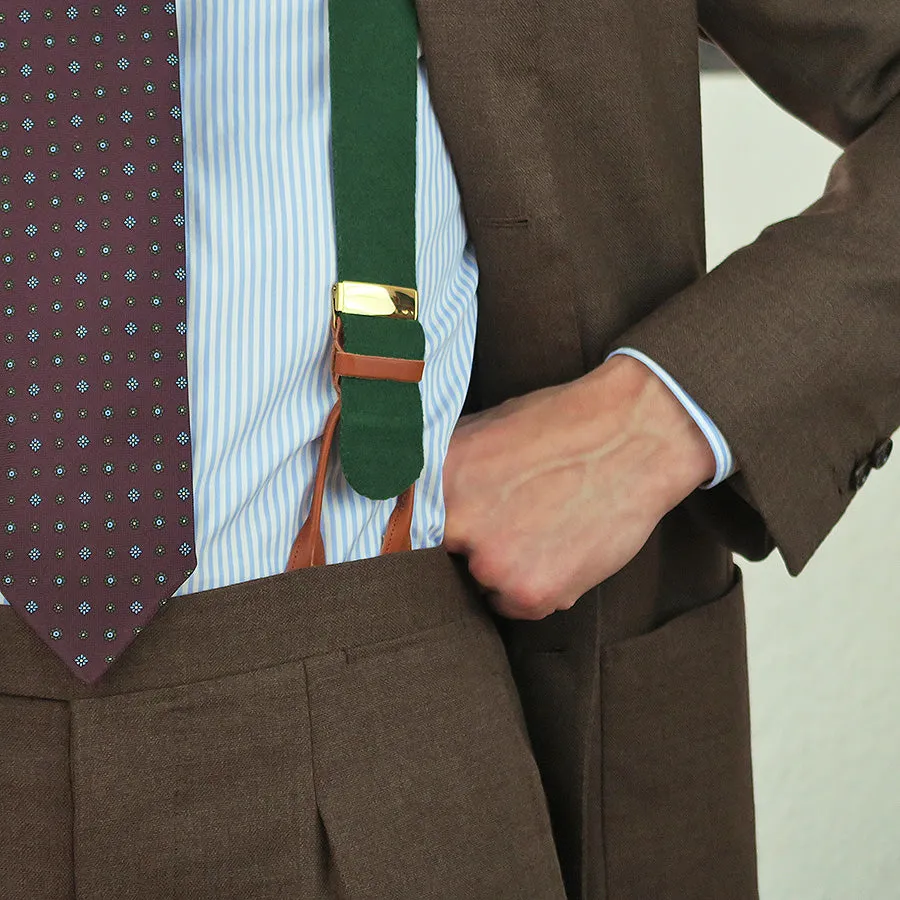 Boxcloth Braces - Green