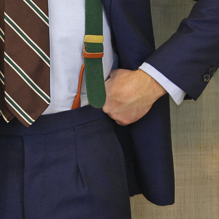 Boxcloth Braces - Green