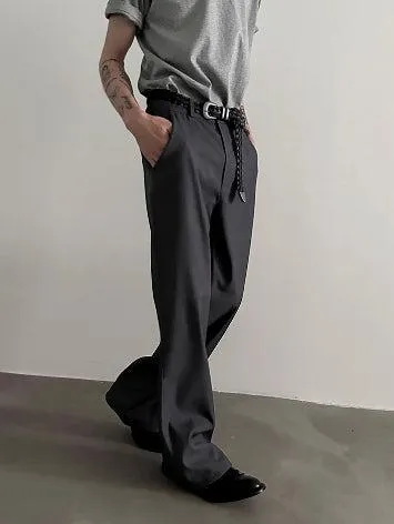 Chicmy- Flared Wide-Leg Mopping Pants