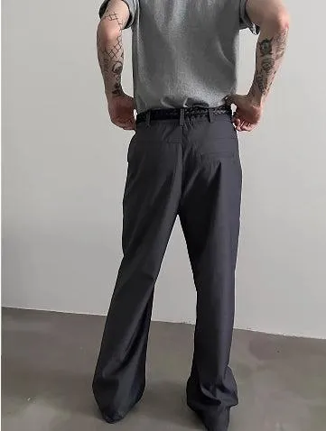 Chicmy- Flared Wide-Leg Mopping Pants