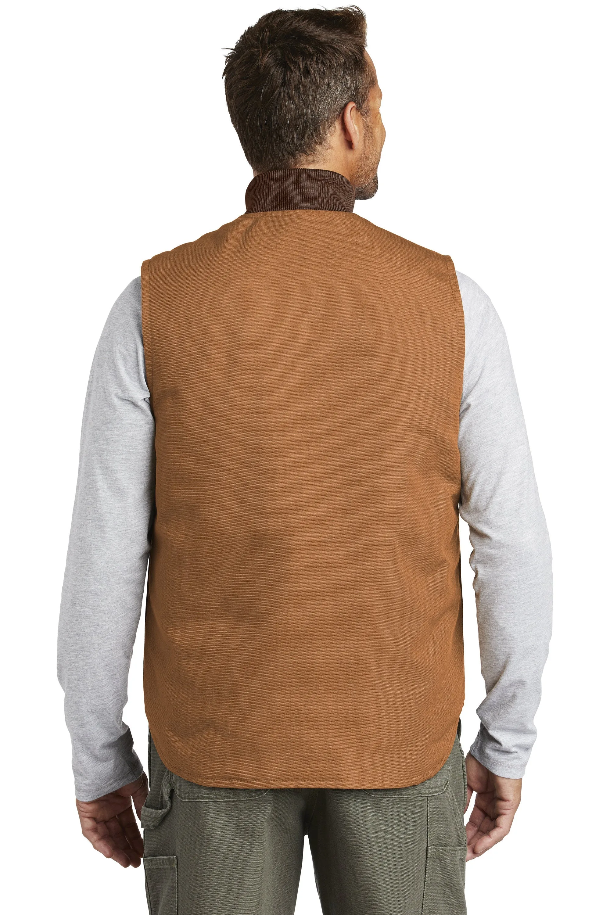 Custom Embroidered Carhartt Duck Vest - Includes 4in x 4in Embroidery - No Setup - Personalize your Carhartt Duck Vest with your Logo