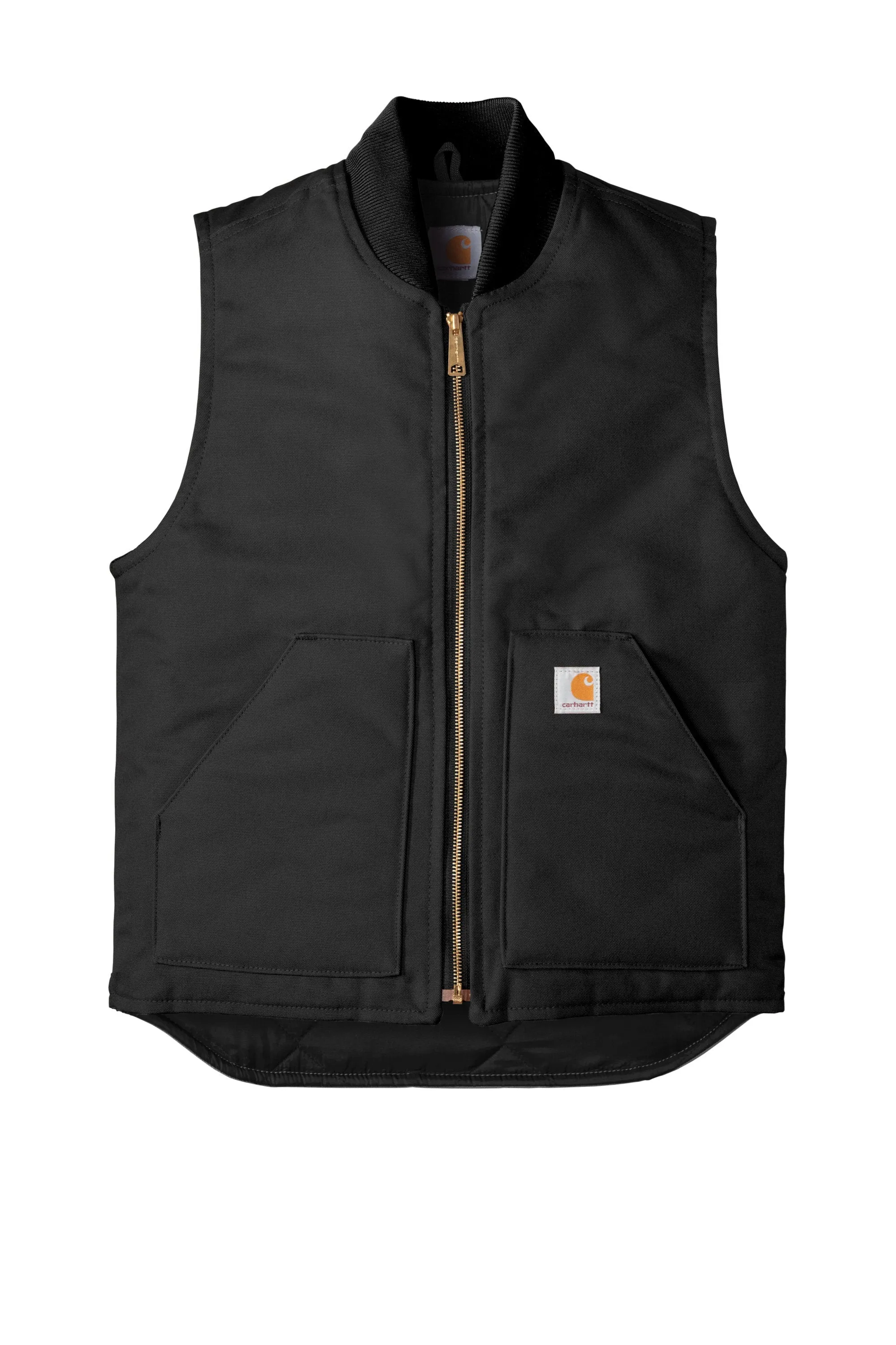 Custom Embroidered Carhartt Duck Vest - Includes 4in x 4in Embroidery - No Setup - Personalize your Carhartt Duck Vest with your Logo