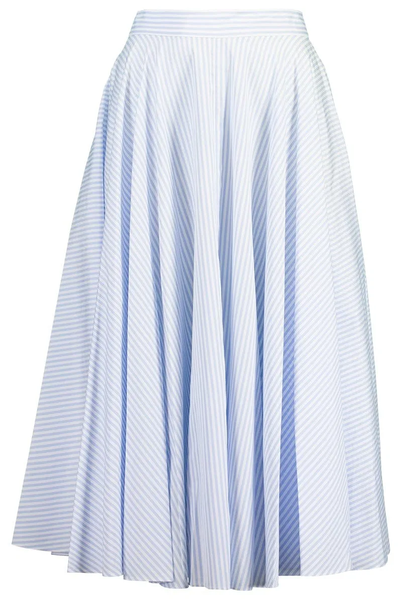 Draped Midi Skirt