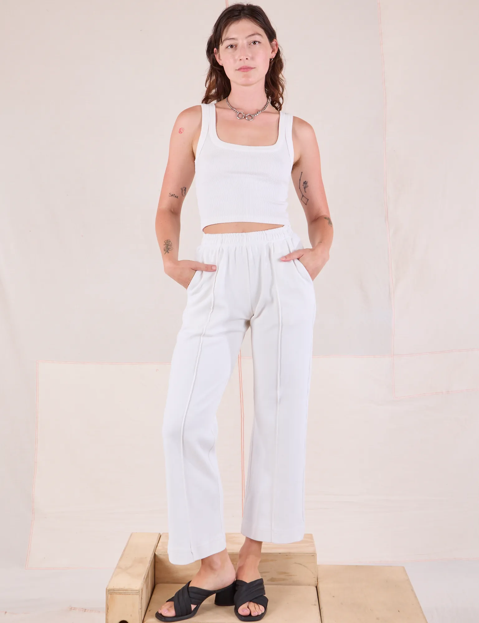 Easy Western Pants - Vintage Tee Off-White