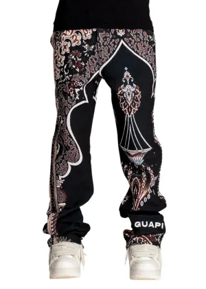 Guapi Obsidian Black Persian Tapestry Pants