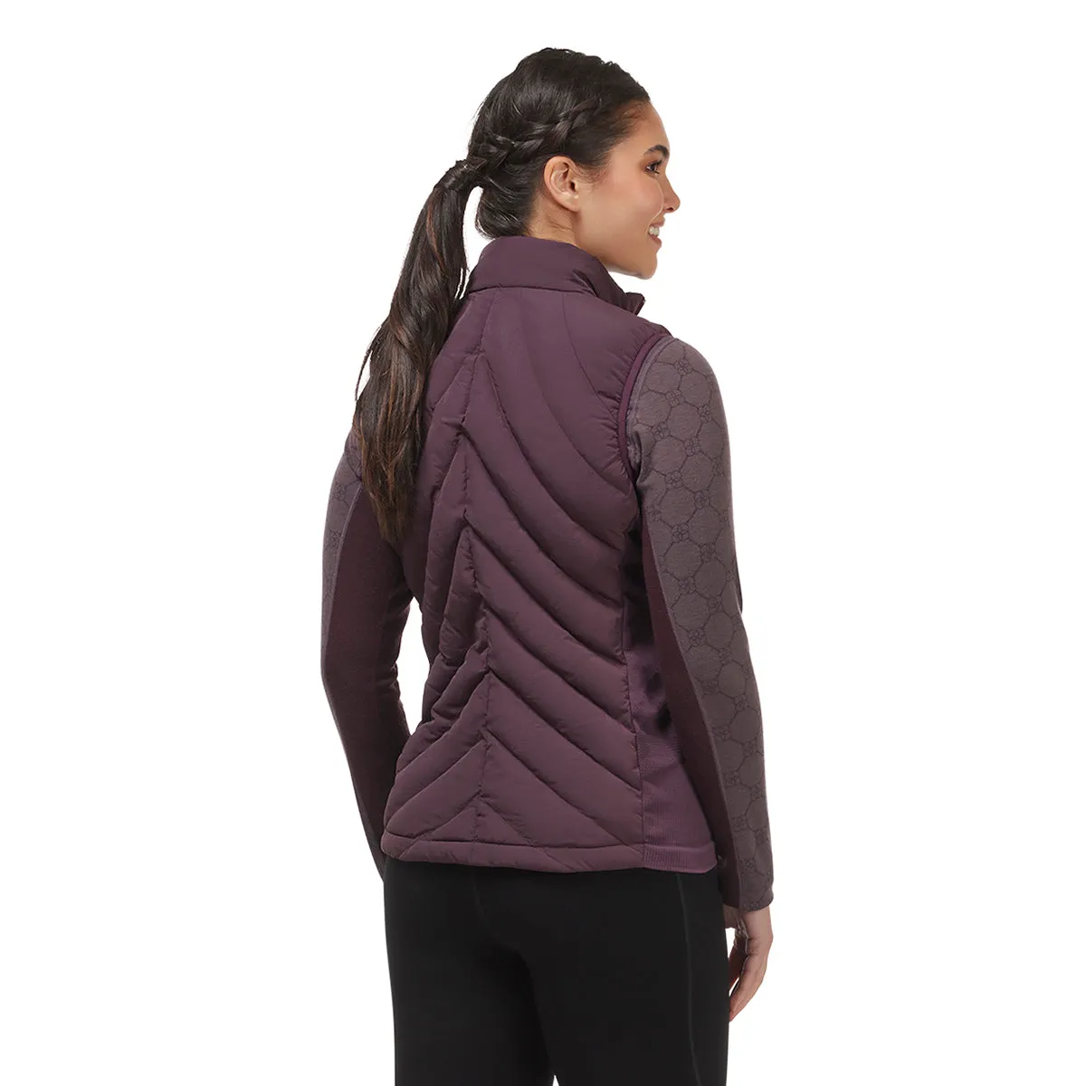 Kerrits EquiTech Hybrid Quilted Ladies Vest - Vineyard