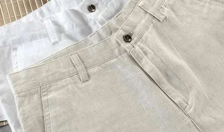 Linen casual pants