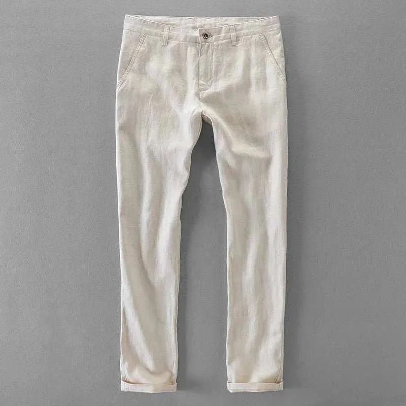 Linen casual pants