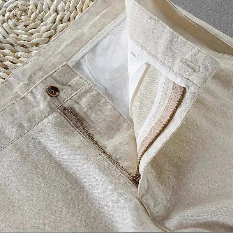 Linen casual pants