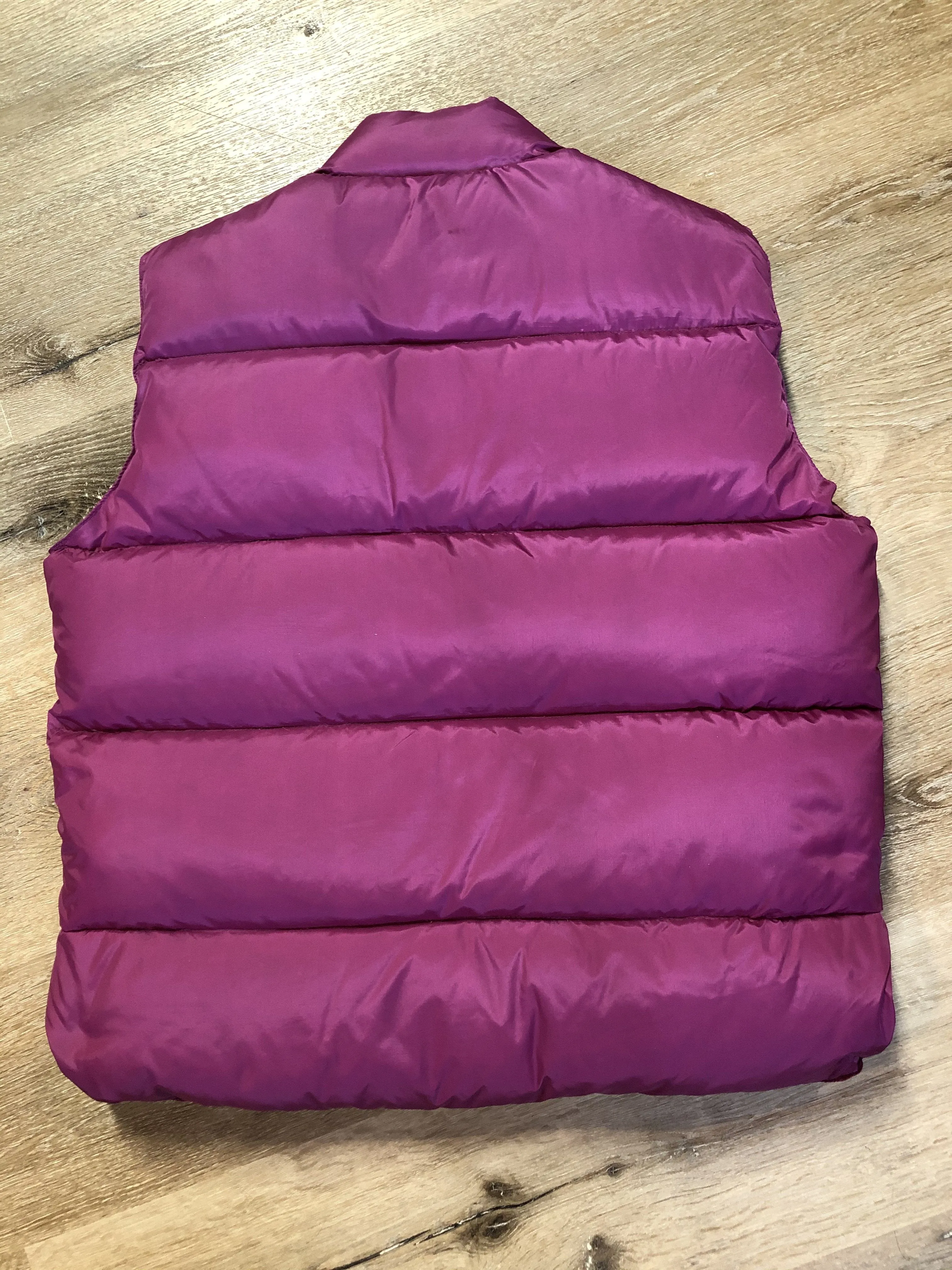 L.L.Bean Dark Pink Down Filled Puffer Vest, SOLD