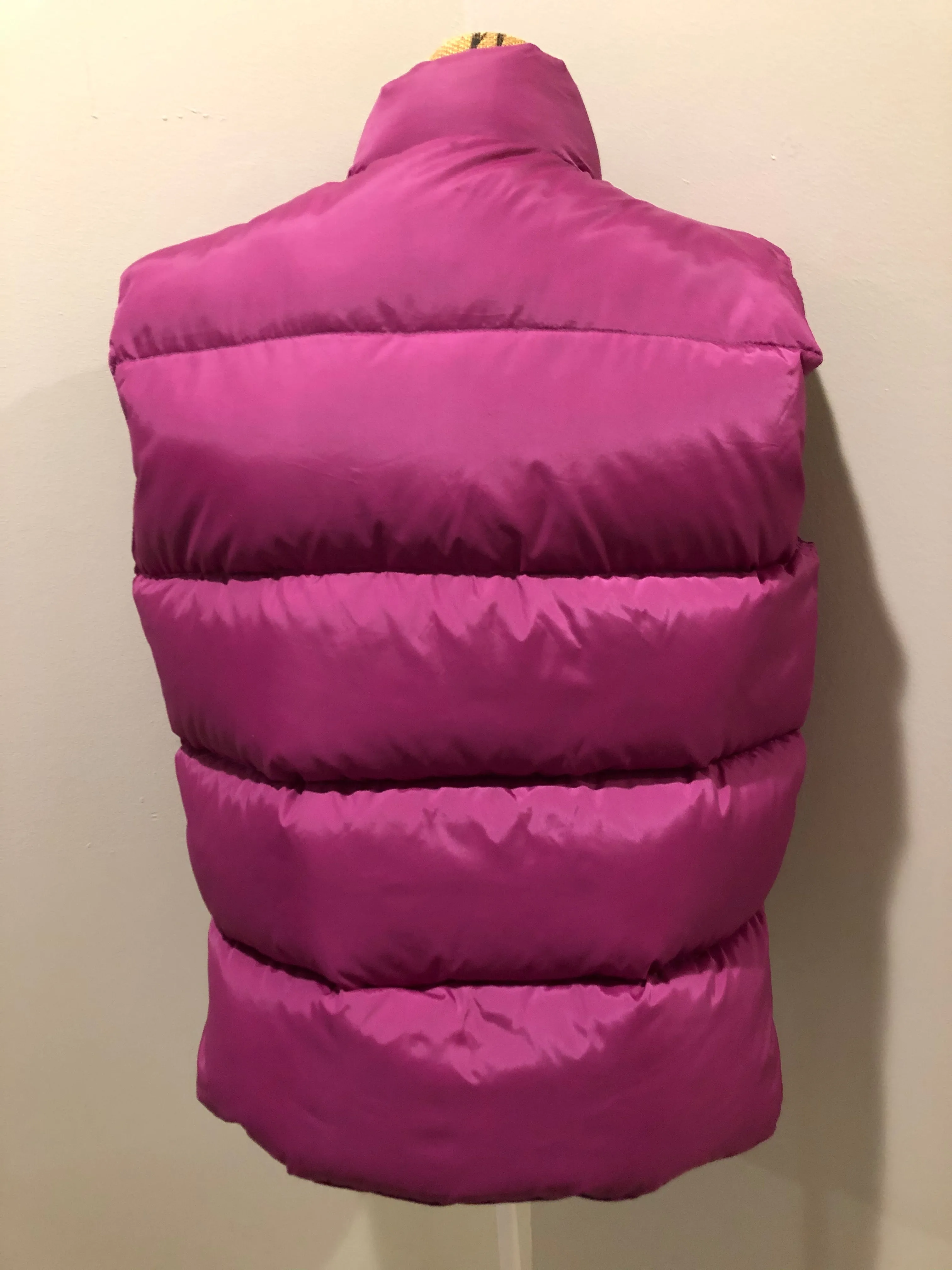 L.L.Bean Dark Pink Down Filled Puffer Vest, SOLD
