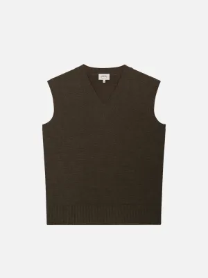 Olive Knitted Vest