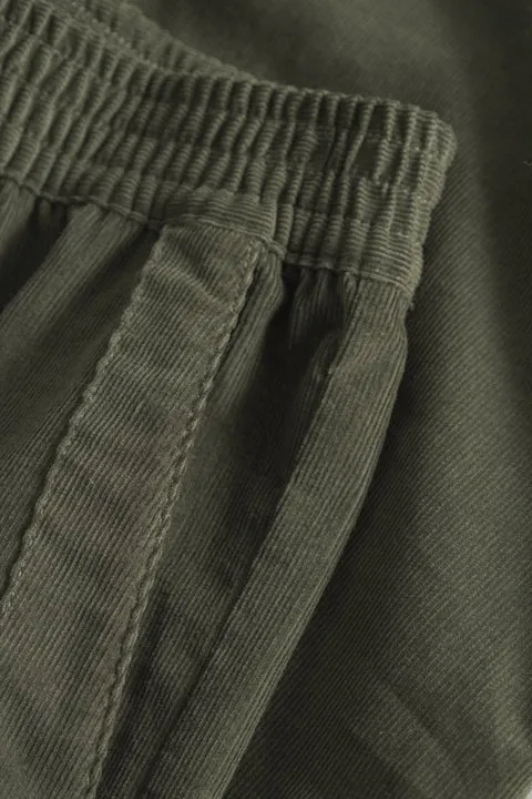 PAREL BABY CORD GOTS - MOSS GREEN