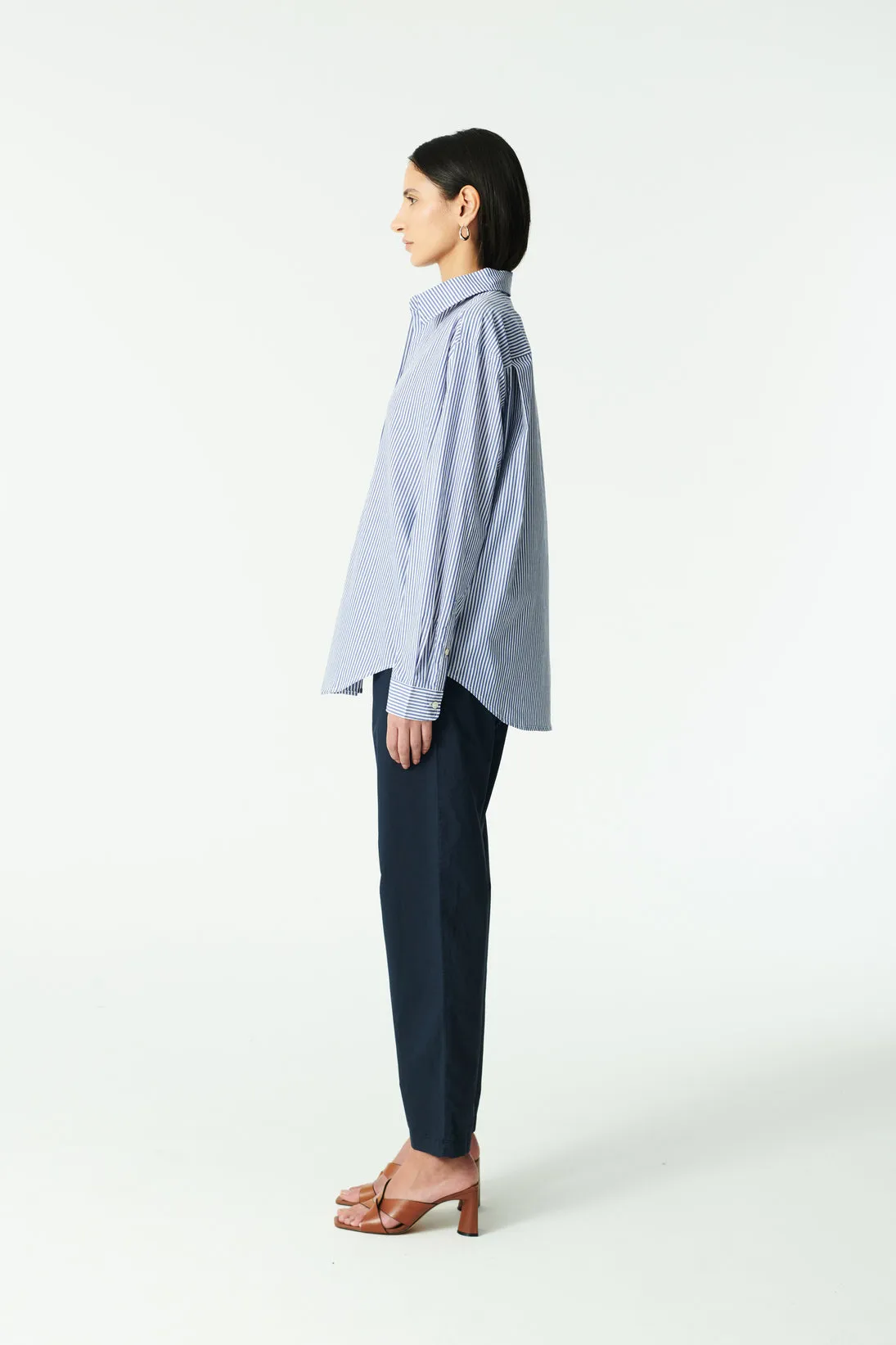 PAREL GMTD GARMENT DYED POPLIN - NAVY