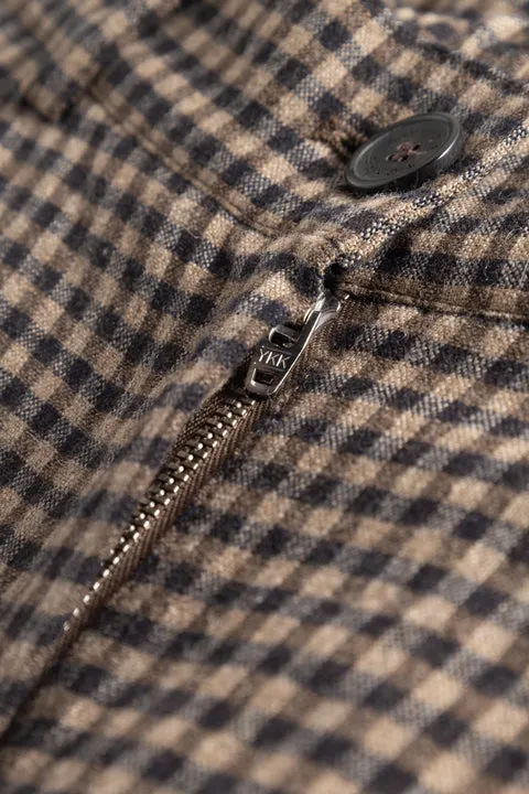 PILU PANTS BROWN/BLACK CHECK