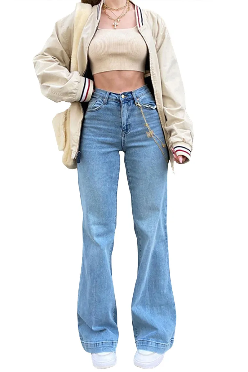 PT3098 High Rise Denim Jeans Pant