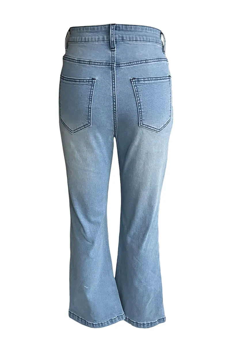 PT3098 High Rise Denim Jeans Pant