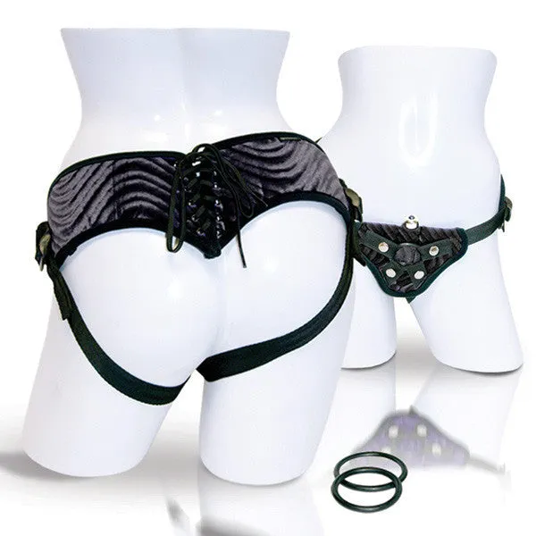 SPORTSHEETS VIBRATING CORSETTE STRAP-ON