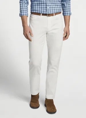 Ultimate Sateen Five Pocket Pant- Ivory