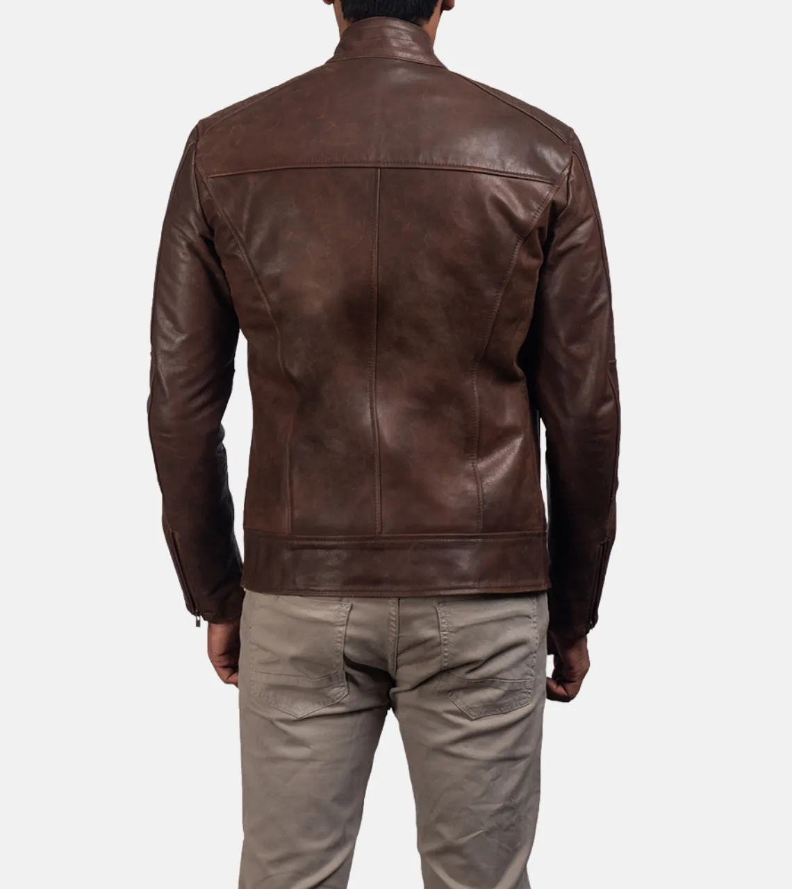 Vincent Brown Men's Leather Jacket