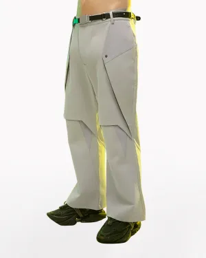 XIPHEVIL  Cyberpunk Outfits Aristoi IV Double-Layered Pants
